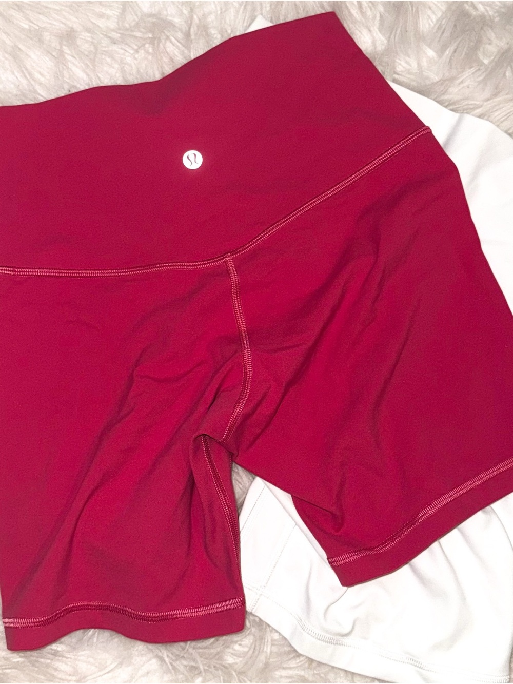 lululemon athletica High-Rise Bike Shorts - Raspberry
